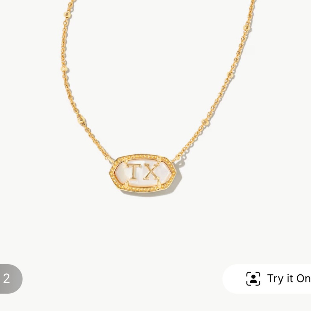 Kendra Scott Gold Texas Pendant Necklace